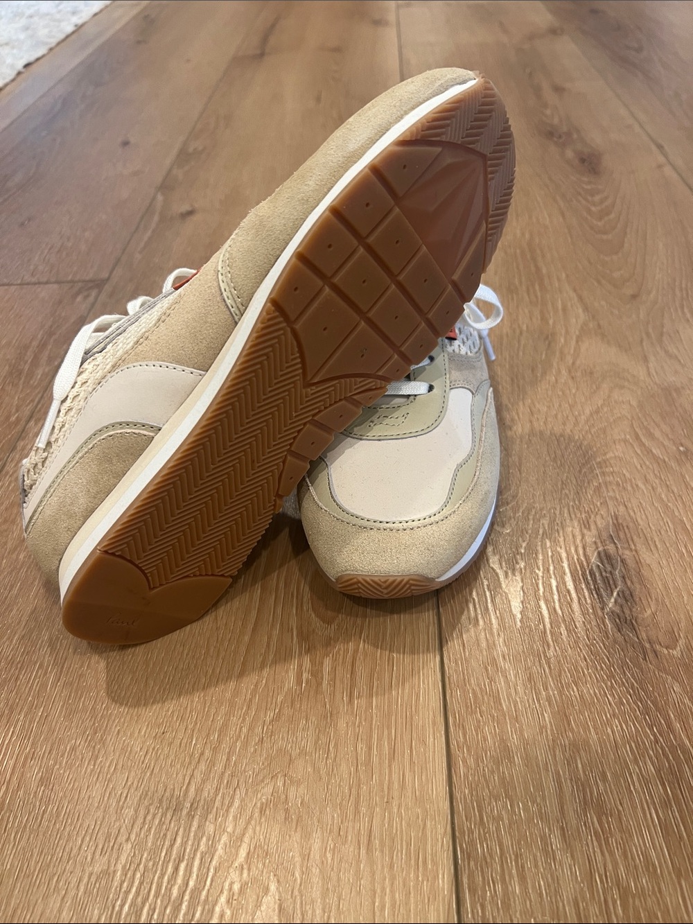 Women’s Paul Smith Neutral Beige & Cream Retro Runner Sneakers - Picture 4 of 4